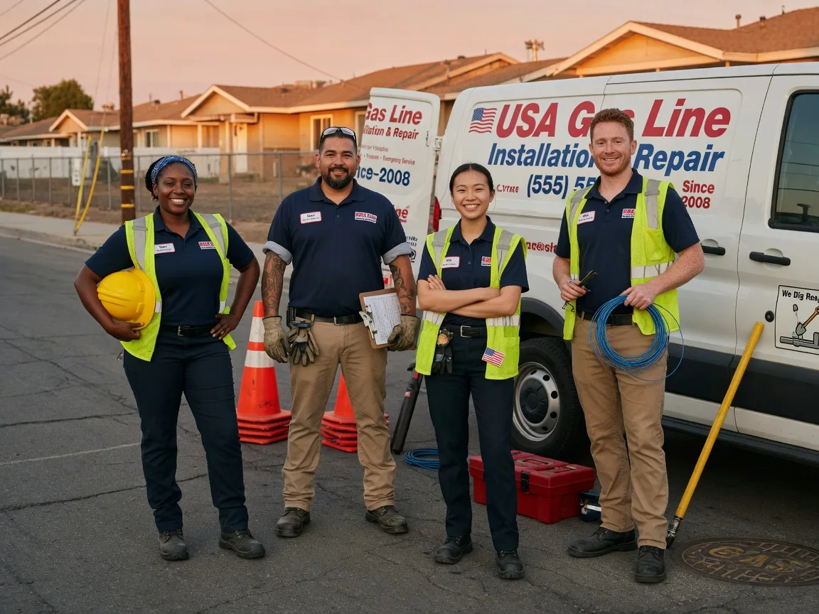 Gas Line Installation company in Knott, TX